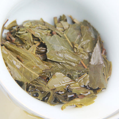 100g Yunnan Menghai He Kai Sun Green Pu-erh Raw Tea Cake Seven Seed Cake Tea