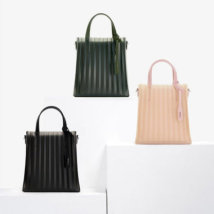 Women's Handbags Fashion Transparent Shoulder Bag Beach Female Purse Polyester