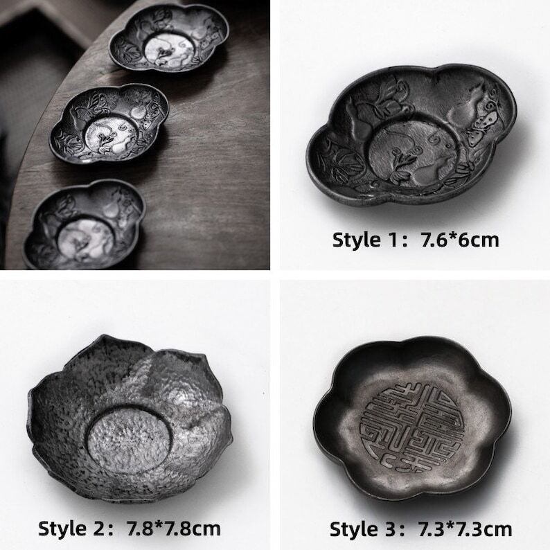 Metal Black Pewter Tea Coaster|Coffee Coasters|Tea Accessories