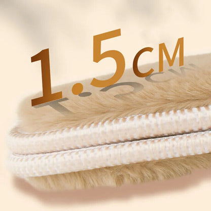 Warm Heated Insole Fur Thermal Felt Thicken Men Women Winter Breathable Shoe Pad