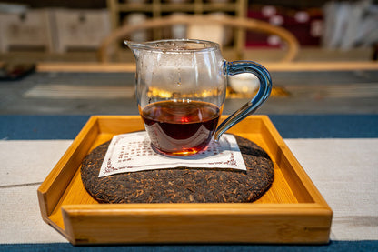 357g Lao Ban Zhang Ripe Puerh Tea Yunnan Ancient Tree Aged Ripe Puerh Tea