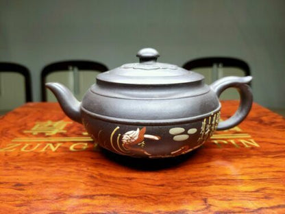 Chinese Yixing Zisha Clay Handmade Exquisite Teapot #6320