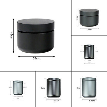 Aluminum Alloy Sealed Pill Case Container Tea Box Storage Bottle Cup Waterproof