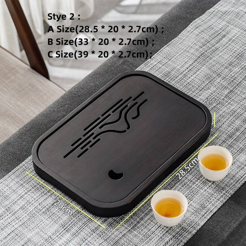 Chinese Wooden Tea Tray with Drainage|Gong Fu tea Tray