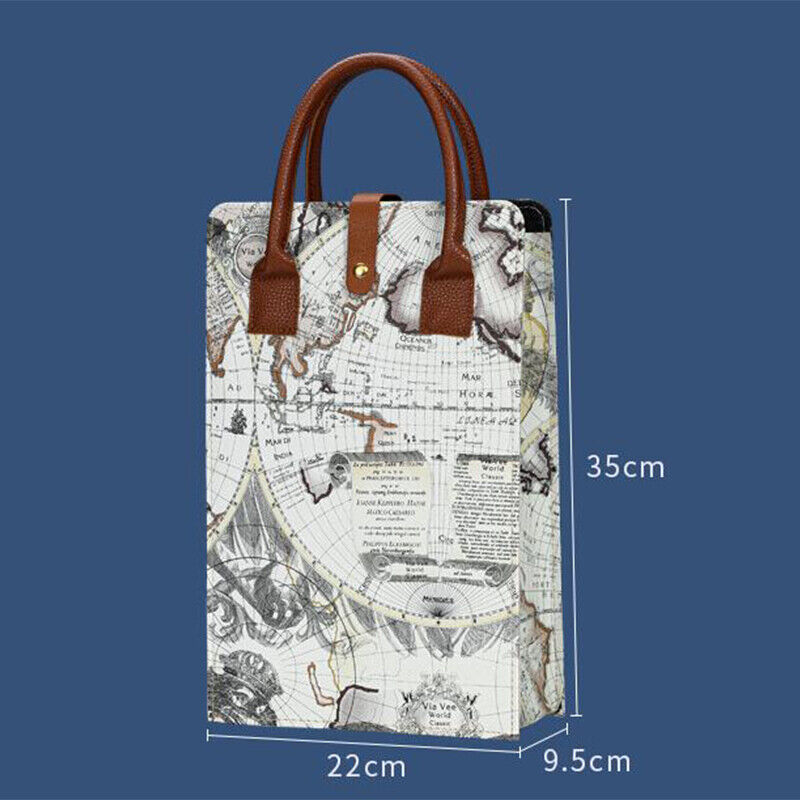 Red Wine Bag Exquisite Gift Oxes Portable PU Leather Bag Handle Champagne Bag