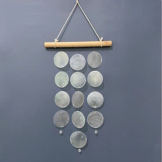 Wind Chime Pendant Accessories 10-20Pcs Natural Shell Round Slices DIY Ornaments