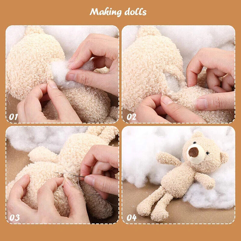 Fiber Fabrics 300g PP Cotton Stuffed Toy Patchwork Pillow Doll Filling Materials