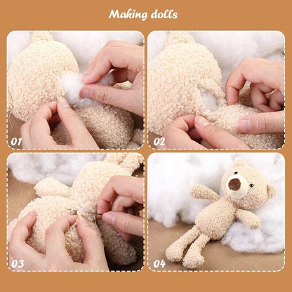 Fiber Fabrics 300g PP Cotton Stuffed Toy Patchwork Pillow Doll Filling Materials