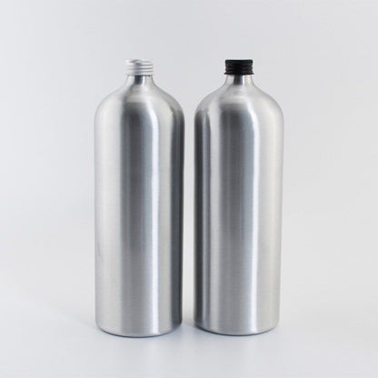 Aluminum Bottles Empty Liquid Soap Essential Oil Metal Container W/ Screw Cap 1L