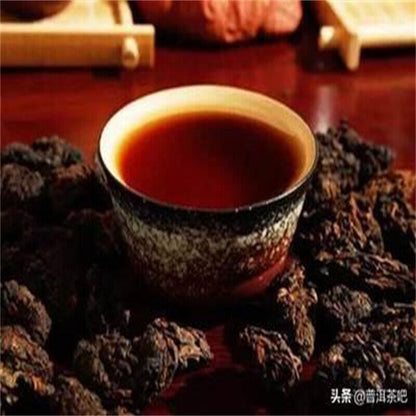 250g Top Premium Yongzhen Shu Puer "Palace Puer Tea Brick" Ripe Puer Health Care