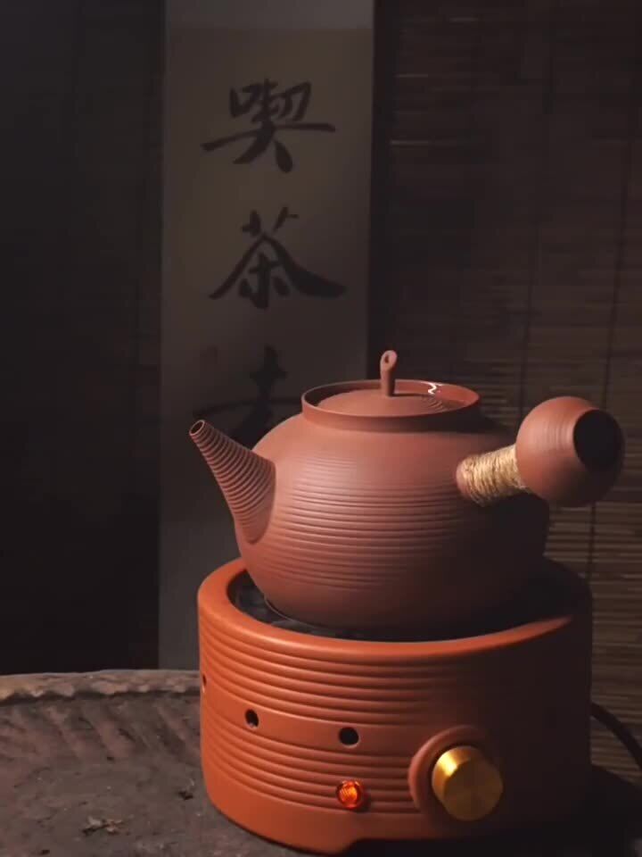 1000ml boil water pot with handle tea brew boiling pot ceramic pottery tea pot