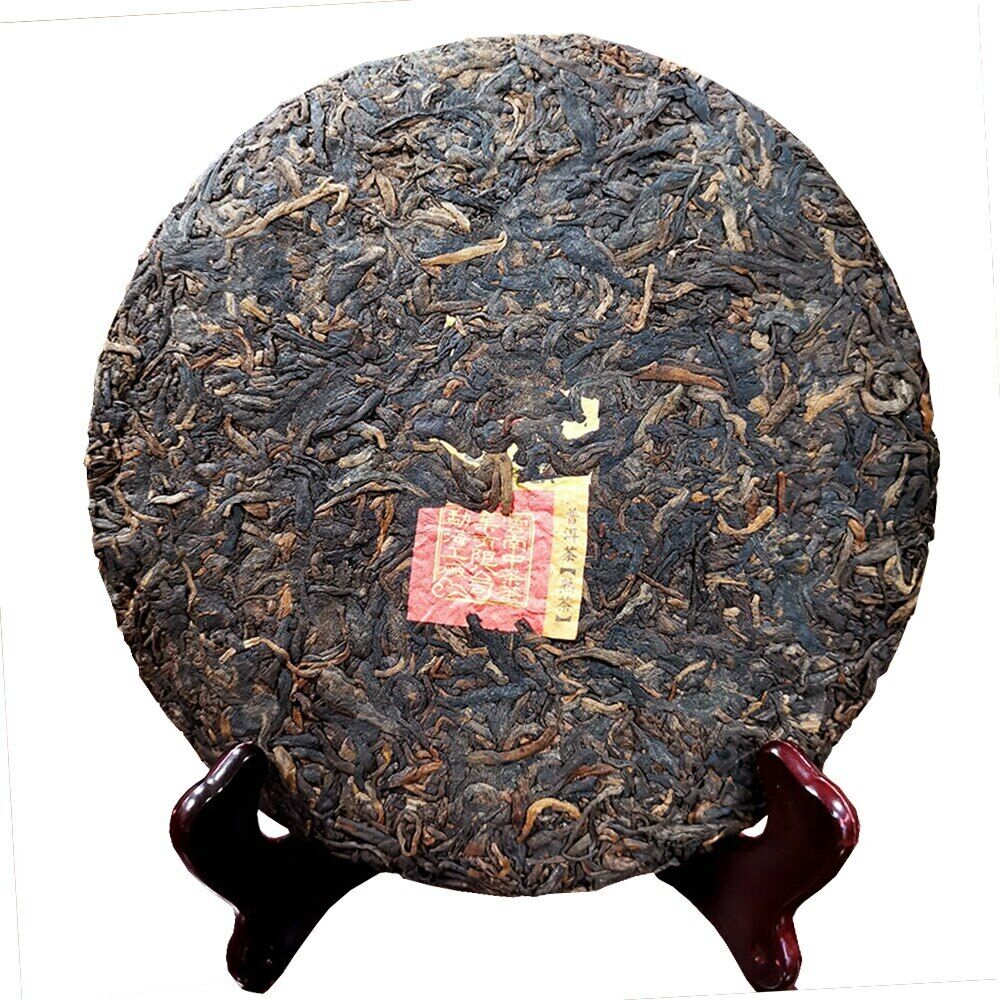 357g 2019 Zhong Cha Ripe Purerh Cake "Year of Rat" Shu Puer Tea