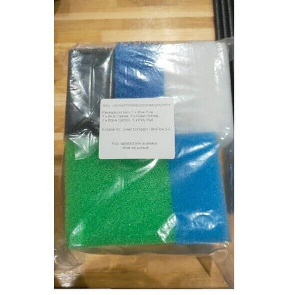 Compatible Aquarium Filter Sponge Set Juwel Compact Bioflow 3.0/M Tank Accessory