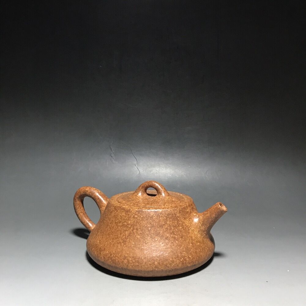 vintage chinese yixing purple clay teapot zisha ceremony carving Collectible art