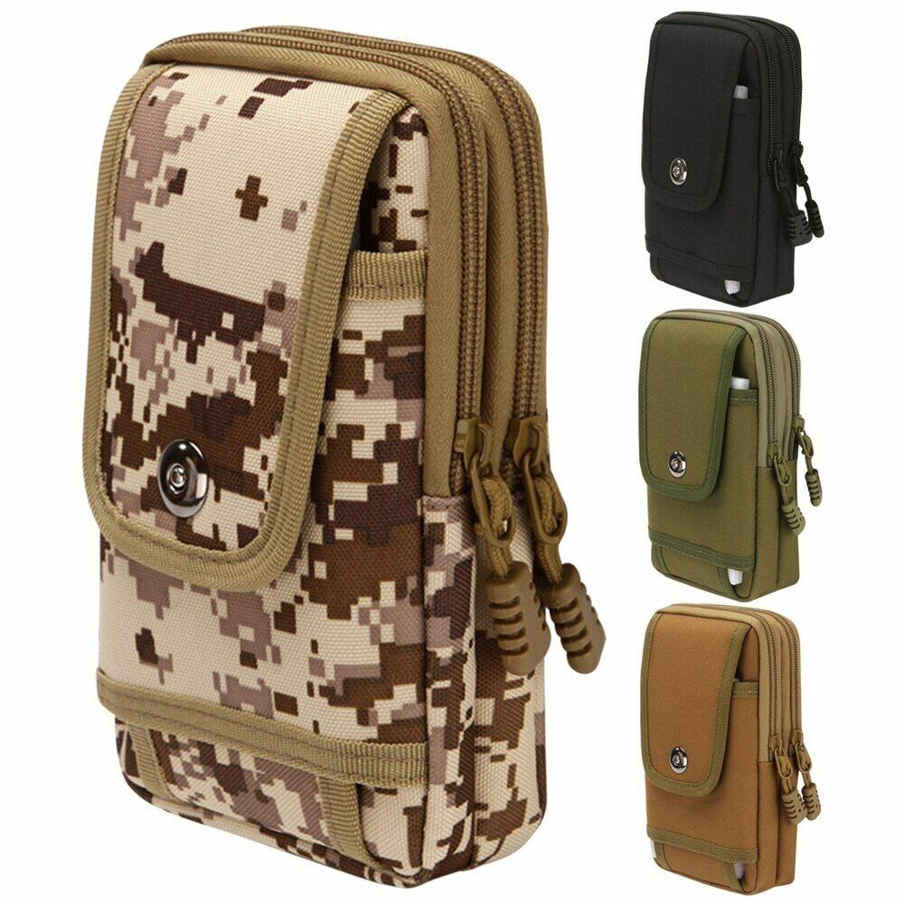 Oxford Cloth Outdoor Tactical Bag Mobile Phone Waist Belt Pack Pouch Hunting 70g
