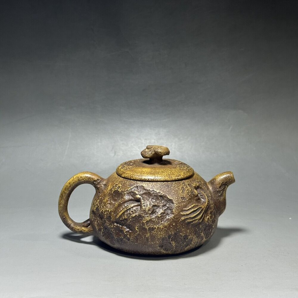 vintage chinese yixing purple clay teapot zisha ceremony teaware collection rare