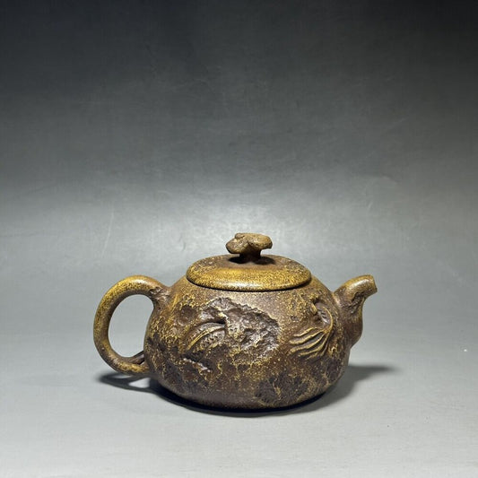vintage chinese yixing purple clay teapot zisha ceremony teaware collection rare