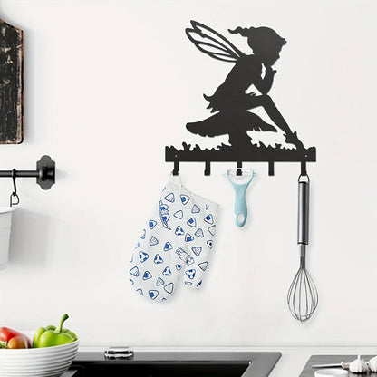 Metal Creative Genie Key Hangers, Wall Mounted Hangers Hooks, Household