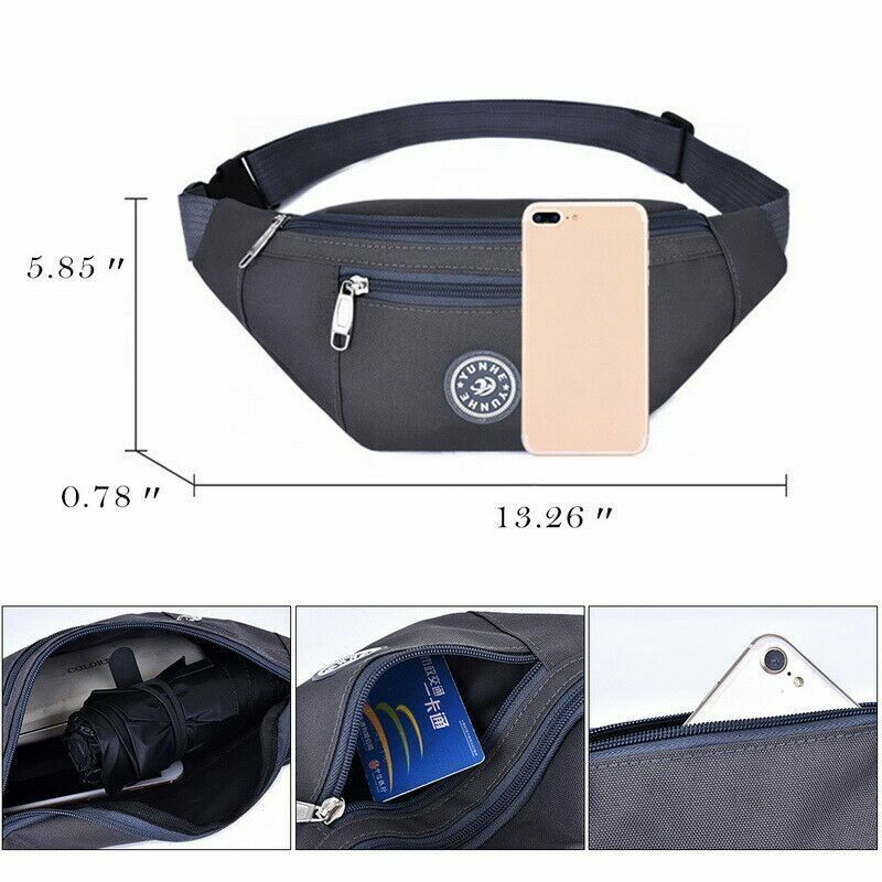 Chest bag Nylon Waist Bag Women Belt Bag Men Bag Travel Purse Phone Pouch
