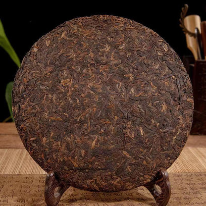 357g Palace Golden Buds Puerh Ripe Tea Cake Yunnan Pu-erh Cooked Tea Black Tea