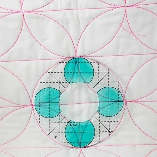 Quilting Ruler Free Motion Essentials Template Sewing Machine Template Patchwork