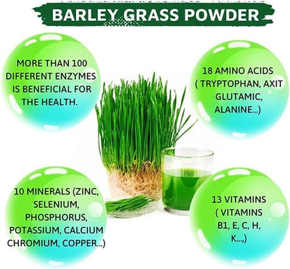 barley powder Organic Barley Grass Powder 250g barley grass lowering cholesterol