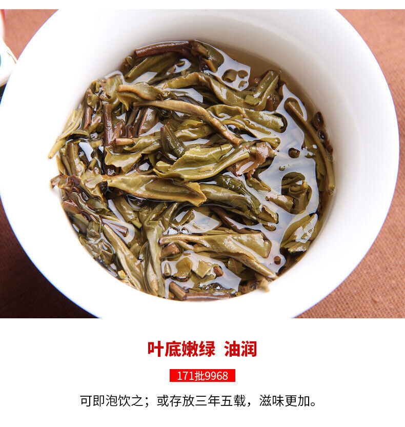 Yunnan Hai Wan Green Puer Tea Haiwan Old Comrade 2017 Sheng Pu Er 9968 250g
