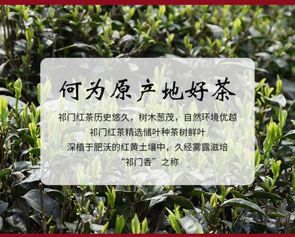 Premium Qimen Keemun Black Tea Chinese Gongfu Anhui High Mountain Loose Tea 100g