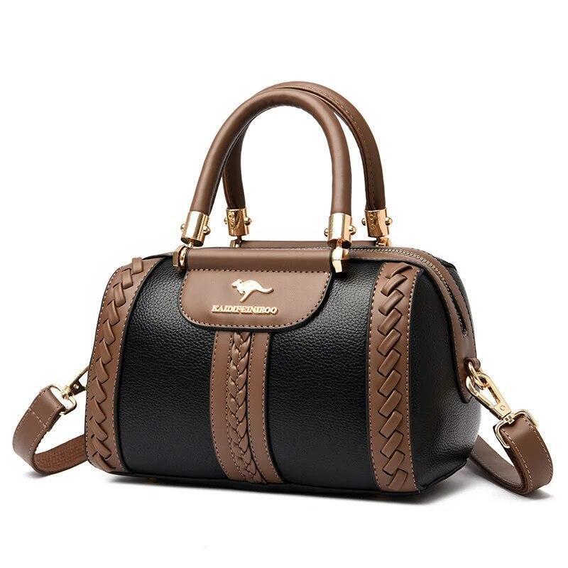 Bolso Cuero Mujer Para Bolsa Moda Lujo Mano Hombro Bandolera Elegante Cartera