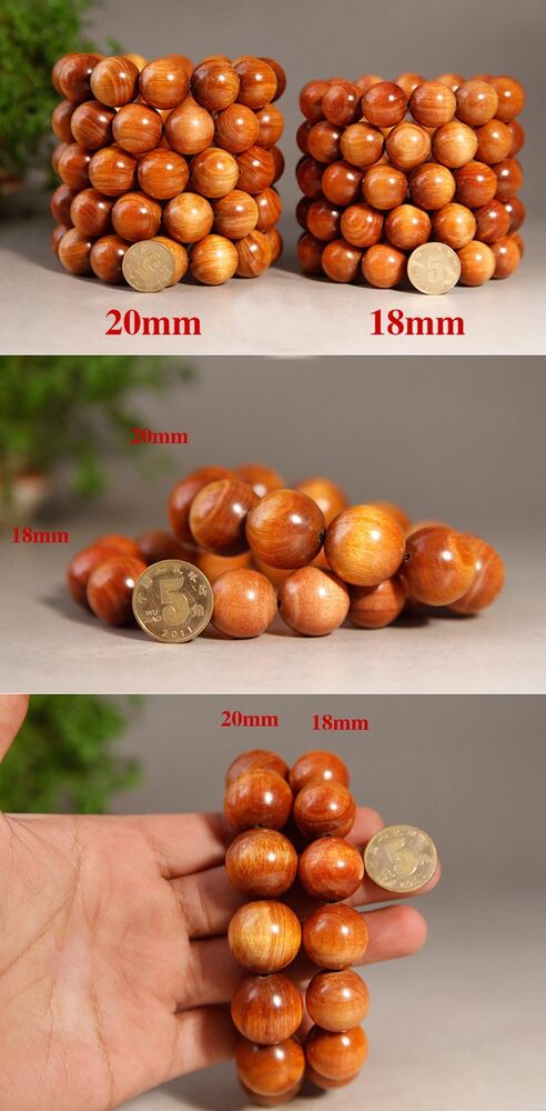 10-20mm beads Wooden Bracelet Raja Kayu Wood Agathis Alba Bead Mala Prayer Beads
