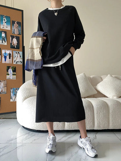 Sweater Dress Suit Fashion Ladies Suit 2023 Spring and Autumn New Style