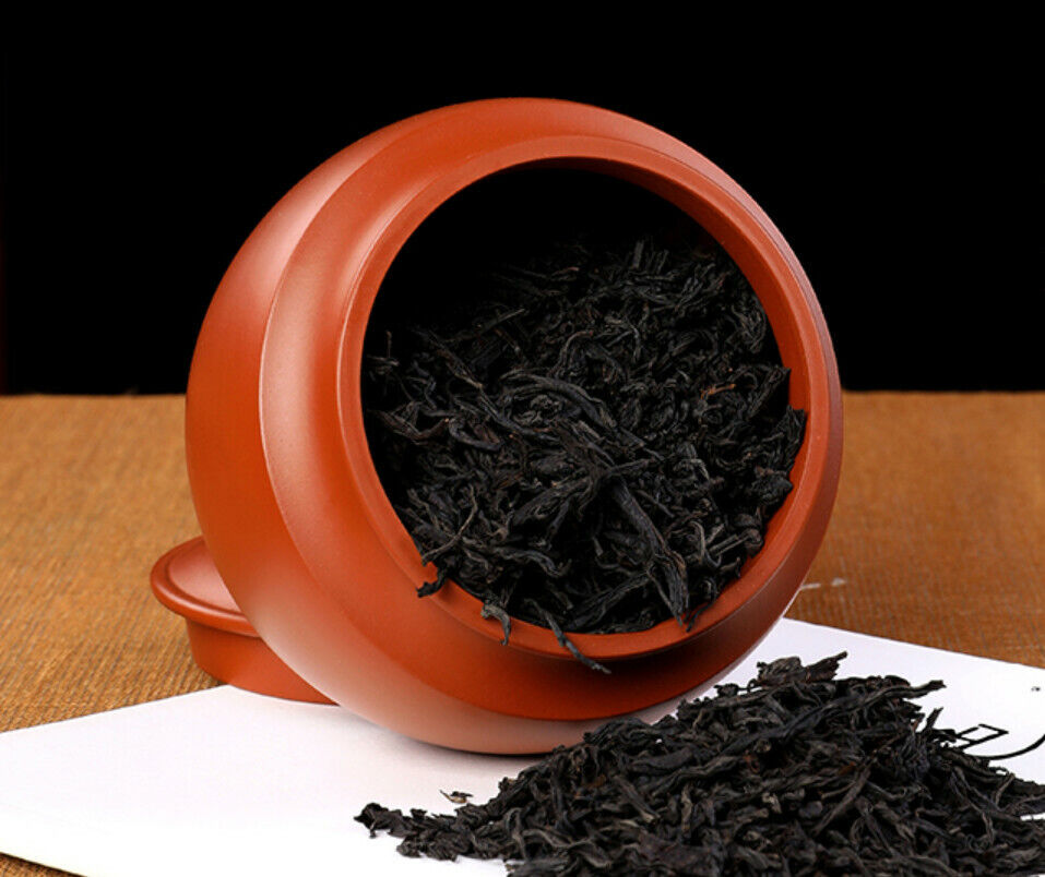 100g chinese Yixing Zisha tea container Zhu Clay Tea Storage Box