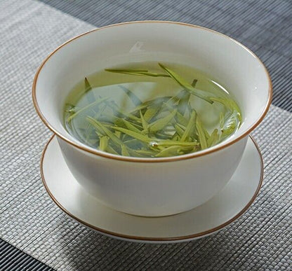 Organic Zhu Ye Qing Bamboo Leaf Cyan Bud Tongue of Sparrow Green Tea Que She Tea