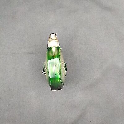 vintage peking glass snuff bottle clean beauty glazed carved spider rare gift