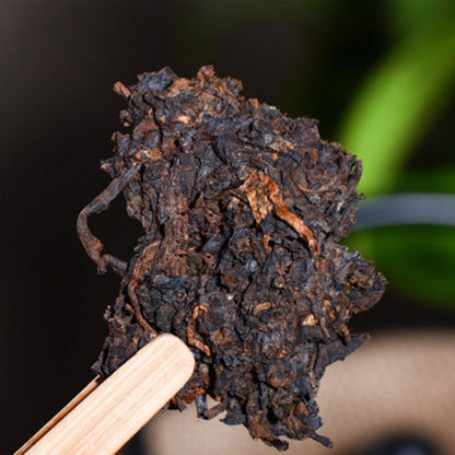 357g Yunnan Puerh Tea Ripe 7262 Run Pin Menghai Qizi Puer Tea Cake Green Food 普洱