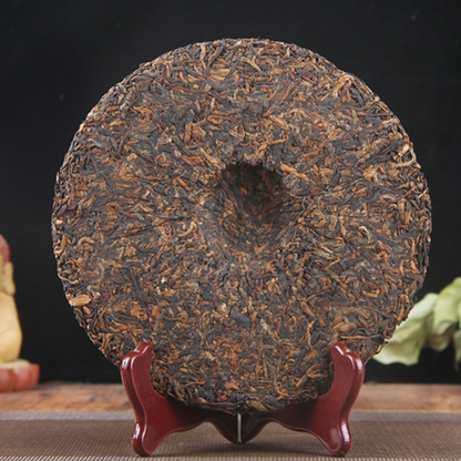 Spring Tea Royal Tribute Gold Cake 357g Yunnan Ripper Puerh Tea Xishuangbanna-