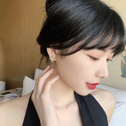 Aretes Argollas En Oro Pendientes Joyería Fina De Moda Regalos Para Mujer