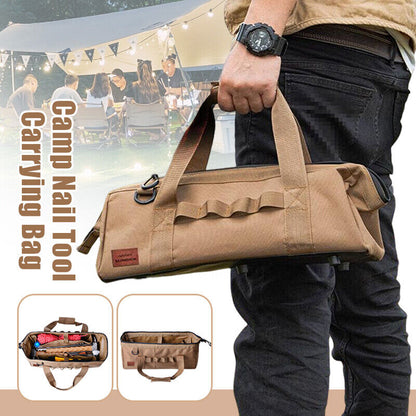Outdoor Camping Tent Accessories Storage Bag Portable Kit Tool Debris Handbag