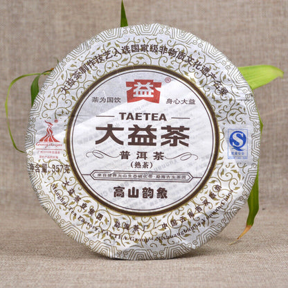 357g Batch 001 Dayi Ripe Pu'er Tea Top-grade TAETEA Gao Shan Yun Xiang Puer Tea