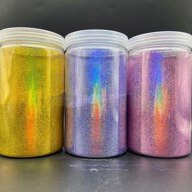 Nail Art Glitters 50g Bag Sparkly Holographic Powder Manicure Polish Accessories