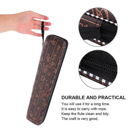 Bamboo Flute Box Shockproof Resistant to Moisture Instrument Flute Case Bag