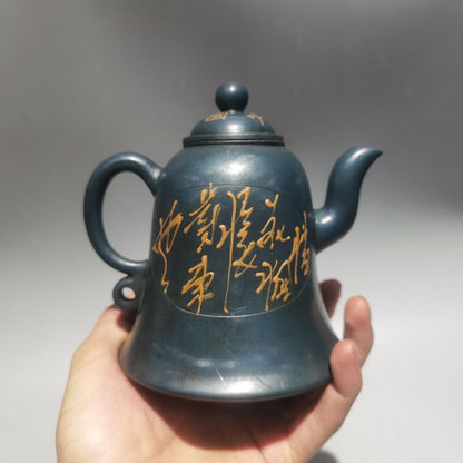chinese yixing purple clay teapot tea set clay pot clay pot zisha teapot carving