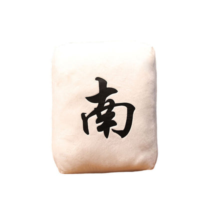 Creative Mahjong Pillow Cushion Chinese Plush Toy Pillow Sofa Backrest Gift NEW