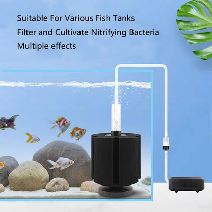 Aquarium Filter Fish Tank Air Pump Skimmer Biochemical Sponge Filtering Material