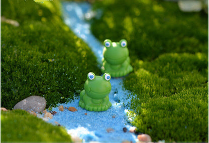 Blue Eyes Frogs Miniature Garden Yard Lawn Ornament Decoration Figurine DIY 5pcs
