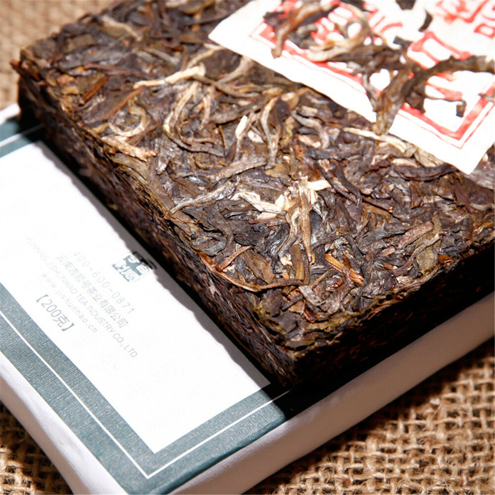 Green Tea Premium Cha Puer Tea Healthy Green Food 200g Yunnan Pu Erh Tea Spring-