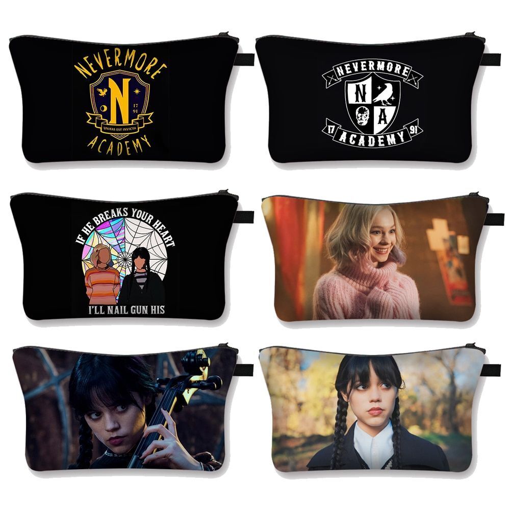 Cosmetic Case Gothic Theme Toiletries Bags Lipstick Makeup Purse 15*21*13CM 1 PC
