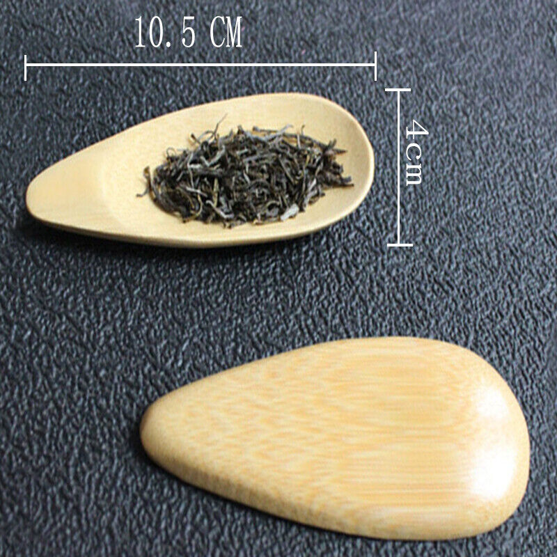 Wooden Handmade Mini Bamboo Tea Scoops Kung Fu Tea Spoon Black Green Tea Shovel