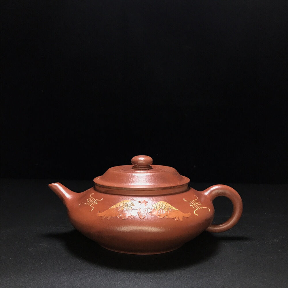 Chinese Yixing Zisha Clay Handmade Exquisite Teapot （福在眼前 底款：王寅春）