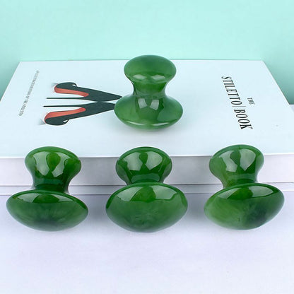 Acupuncture Massagers Scraper Natural Beeswax Facial Spa Therapy Tools 6x4x5.5cm